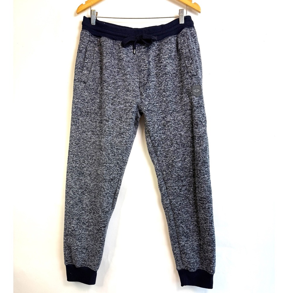 Southpole Mens Marled Navy Blue Fleece Jogger‎ Sweatpants size XL RN 82628
